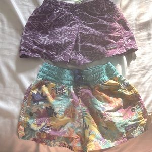 Lot of Patagonia child/ youth xs shorts
